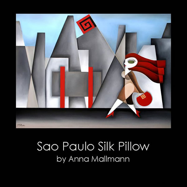 Anna Mallmann Design Sao Paulo Silk Pillow Macys